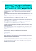 Emergency Preparedness and Response Course - CBRN for Medical Personnel and First Responders &lpar;4 hrs&rpar; JKO&sol; Download