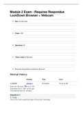 Module 2 Exam - Requires RespondusLockDown Browser &plus; Webcam
