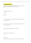 NAPSR&sol;CNPR Exam Questions and Answers Rated A&plus; 2023&period;GUARANTEED SUCCESS