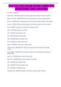 CLN 251&sol;252 EXAM WITH COMPLETE QUESTIONS AND ANSWERS 