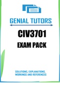 CIV3701 Exam Pack 2024
