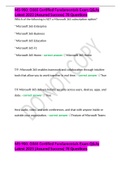MS-900&colon; Microsoft 365 Fundamentals Exam Questions and Answers &lpar;with correct solutions&rpar; LATEST DOWNLOAD 2023 RATED A&plus;