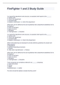 FireFighter 1 and 2 Study Guide