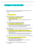 Firefighter 1 Final Test 2022