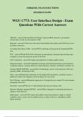 WGU C773&colon; User Interface Design - Exam Questions With Correct Answers