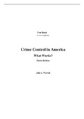 Crime Control in America What Works 3e John Worrall (Test Bank)