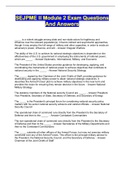 SEJPME PACKAGED EXAMS WITH COMPLETE SOLUTIONS GRADED A&plus;