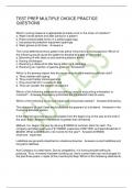 TEST PREP MULTIPLE CHOICE PRACTICE QUESTIONS