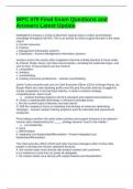 WPC 470 Final Exam Questions and Answers Latest Update