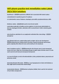 VATI pharm practice test remediation notes Latest 2023&sol;2024 Solutions