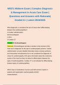 BUNDLE for NR 571 &lpar;NR571&rpar;Final & Midterm Exam &vert; Complex Diagnosis & Management in Acute Care Exam &vert; Correctly Answered and Graded A&plus; &vert; 2024&sol;2025 Guide &vert; Chamberlain