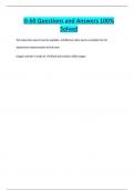 G-60 Questions and Answers 100&percnt; Solved