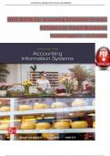 Accounting Information Systems&comma; 3rd Edition TEST BANK by Vernon Richardson&comma; Verified Chapters 1 - 18&comma; Complete Newest Version