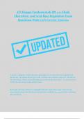 ATI Engage Fundamentals RN 2&period;0&colon; Fluid&comma;Electrolyte&comma; and Acid-Base Regulation Exam Questions&lowbar;&lowbar; With 100&percnt; Correct Answers