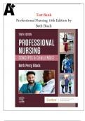 Test Bank For Professional Nursing 10th Edition by Beth Black 9780323776653 Chapter 1-16 All Chapters with Answers and Rationals&period;
