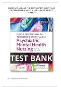 DAVIS ADVANTAGE FOR TOWNSEND'S ESSENTIALS OF PSYCHIATRIC MENTAL-HEALTH NURSING 9th EDITION