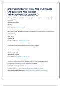 GFACT CERTIFICATION EXAM AND STUDY GUIDE  170 QUESTIONS AND CORRECT  ANSWERS&sol;&sol;ALREADY GRADED A&plus; What type of artifact can a blue team member use to identify the name that is associated to the file&quest;
