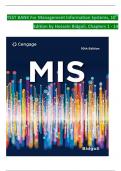 TEST BANK For Management Information Systems&comma; 10th Edition by Hossein Bidgoli&comma; Verified Chapters 1 - 14&comma; Complete Newest Version