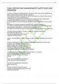 C429 OPERATIONS MANAGEMENT QUESTIONS AND ANSWERS