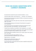 SCSC 301 TAMU EXAM 2 QUESTIONS AND ANSWERS