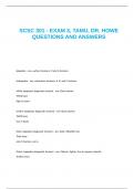 SCSC 301 - EXAM 3&comma; TAMU&comma; DR&period; HOWE QUESTIONS AND ANSWERS