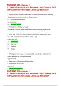 NUR253&sol; NUR 253 Exam 1&colon;&lpar;Latest 2023&sol; 2024 Update&rpar; Concepts of Mental Health Nursing Exam Review&vert; Guide with Questions and Verified Answers&vert; 100&percnt; Correct- Galen