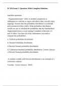 IS 310 Exam 2  Questions With Complete Solutions