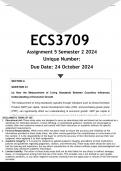 ECS3709 Assignment 5 &lpar;DETAILED ANSWERS&rpar; Semester 2 2024 - DISTINCTION GUARANTEED