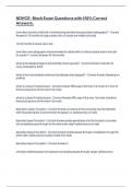 NDHCE - Mock Exam Questions with100&percnt; Correct Answers&period;