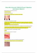 Maryville University NURS 623 Exam 1 Questions And Answers Rated A&plus;