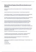 National Dental Hygiene Board Review Questions and Answers&period;