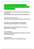 NH Turf And Ornamental Pesticide Applicator Exam Questions With 100&percnt; Correct Answers 