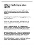 IDRL 320 definitions latest update&period;