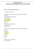 Test Bank Microbiology&colon; An Introduction 14th Edition &lpar;Tortora&comma; 2024&rpar; Chapter 1-28 &vert; All Chapters  &vert;&vert;Complete A&plus; Guide