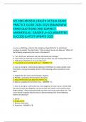  ATI CMS MENTAL HEALTH ACTUAL EXAM PRACTICE GUIDE 2024-2025&vert;BRANDNEW EXAM QUESTIONS AND CORRECT ANSWERS&vert;ALL GRADED A&plus;&vert;GUARANTEED SUCCESS&vert;LATEST UPDATE 2025