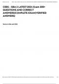 CEBS - GBA 2 LATEST 2024 Exam 200&plus; QUESTIONS AND CORRECT ANSWERS&vert;COMPLETE EXAM&lpar;VERIFIED ANSWERS&rpar;
