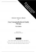 Solutions Manual & Test Bank - Case Conceptualization in Family Therapy&comma; 1st Edition &lpar;Reiter&comma; 2014&rpar;&comma; Chapters 1-12 &vert; All Chapters