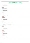 NUR 325 &lpar; LATEST 2024 &sol; 2025 &rpar; EXAM 2 STUDY  &vert; PASSED &vert; A&plus; RATED GUIDE &vert; NEW FULL EXAM
