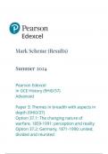  Pearson Edexcel In GCE History &lpar;9HI0&sol;37&rpar; Advanced Paper 3&colon; Themes in breadth with aspects in depth &lpar;9HI0&sol;37&rpar; Option 37&period;1&colon; The changing nature of warfare&comma; &colon; perception and reality Option 37&period;2&colon; Germany&comma; &colon; united&comma; divided and reunited m