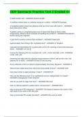 ODP Spectacle Practice Test 2 Graded A&plus;