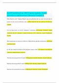 ALAT Certification 2025 latest update Study Questions andAnswers Already Graded A