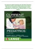 TEST BANK FOR CURRENT DIAGNOSIS AND TREATMENT PEDIATRICS&comma; NINETEENTH EDITION &lpar;LANGE CURRENT SERIES&rpar; 19TH EDITION BY WILLIAM HAY&vert;&vert; MYRON LEVIN &vert;&vert; ROBIN DETERDING &vert;&vert;JUDITH SONDHEIMER&vert;&vert; ALL CHAPTERS 1-44&vert;&vert;VERIFIED GRADE A&plus;&vert;&vert; LATEST UPDATE