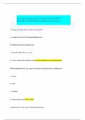 ALAT Mock Exam 2025 LATEST UPDATE WITH VERIFIED QUESTIONS & ANSWERS Graded A&plus;