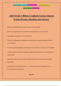 A&P2 Exam 1 &lpar;Blood&comma; Lymphatic System&comma; Immune System&rpar; Practice Questions and Answers