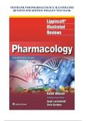 TESTBANK FOR PHARMACOLOGY ILLUSTRATED REVIEWS 8TH EDITION WHALEN TEST BANK