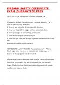 FIREARM SAFETY CERTIFICATE EXAM &vert;GUARANTEED PASS