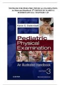 TESTBANK FOR PEDIATRIC PHYSICAL EXAMINATION&colon; An Illustrated Handbook 3RD EDITION BY KAREN G DUDERSTADT&sol;ALL CHAPTERS 1-20