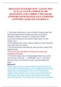 HESI EXIT REVIEW EXAM&period;pdf