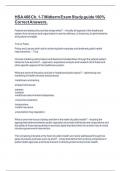 HSA 408 Ch&period; 1-7 Midterm Exam Study guide 100&percnt; Correct Answers&period;