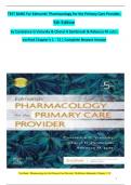 TEST BANK For Edmunds' Pharmacology for the Primary Care Provider&comma; 5th Edition by Constance Visovsky&comma; Verified Chapters 1 - 73&comma; Complete Newest Version